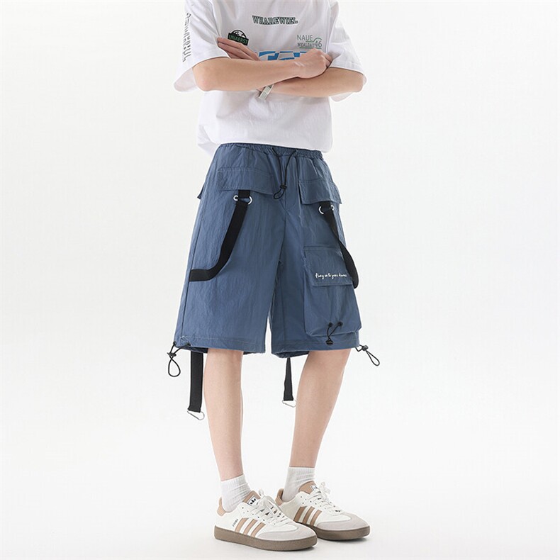8XL-M特大码肌理感五分裤户外登山裤冲锋裤短裤男DK1502P49控68,男装休闲裤,电商D206-1
