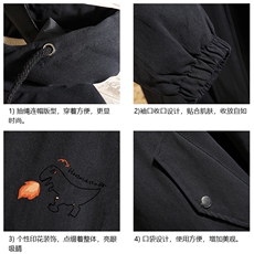 JK41040-P85加棉款-P115纯棉连帽夹克男士大码工装夹克男砖墙，男装夹克，电商A040A