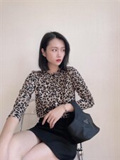 豹纹简约百搭打底小衫，其它，1+1 MAIN ROAD