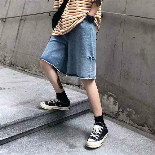 牛仔裤男牛仔短裤K028P35,男装牛仔裤,星座1116-2