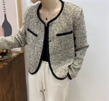 【素妮】2022春款扎线小香外套，其它，素妮