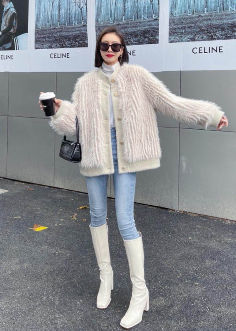 新款时尚皮毛一体，其它，HH+