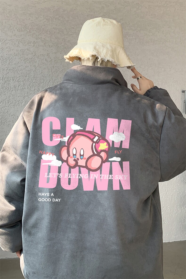 麂皮绒棉衣男大码立领棉袄子男羽绒棉服JM87318-P110,男装棉衣,电商A040