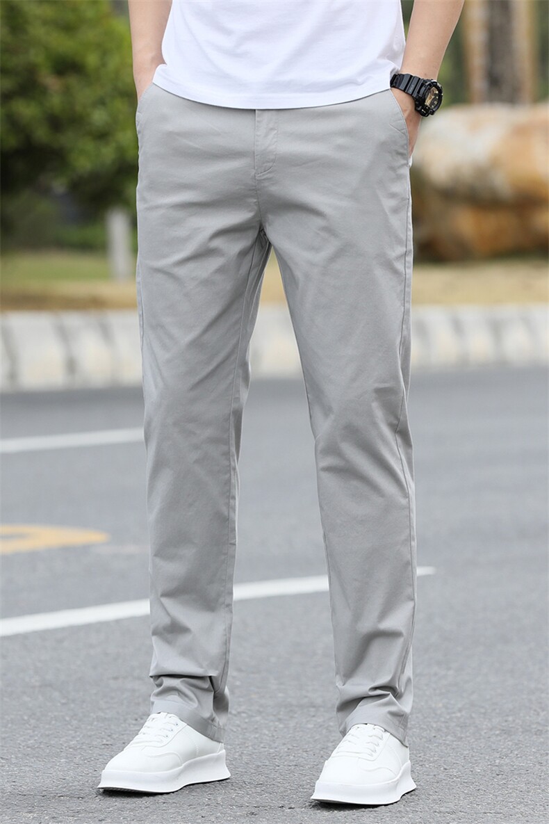 外贸2026春夏男士商务休闲裤青年弹力直筒西裤6622-p40四季有货,男装西裤,星座224-1