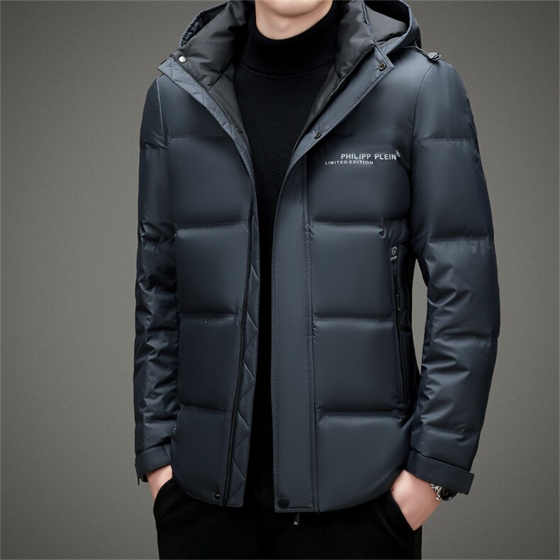 BAMJ-8979钱塘2020-2冬季厚款商务休闲中年男士有帽羽绒服P230,男装羽绒服,钱塘207-2