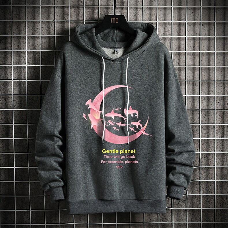 WY2209-P35加绒款-P40纯连帽卫衣男大码运动帽衫宽松薄网格,男装卫衣,电商A040A