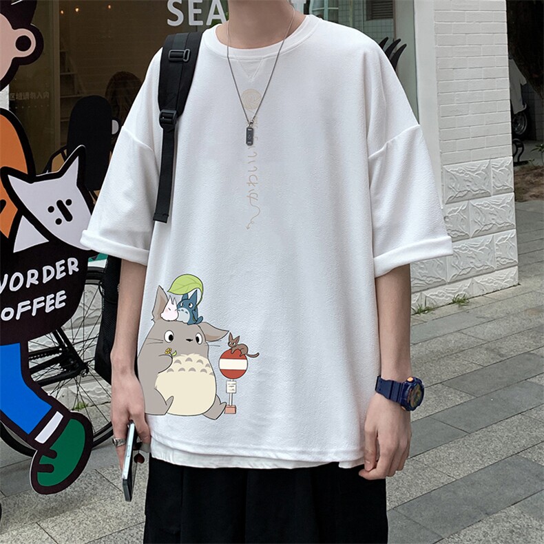 Q11152-P30 春夏季七分袖t恤男大码五分袖男短袖中袖图片