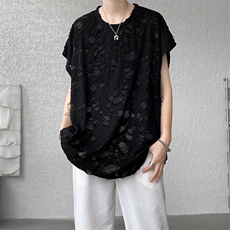 8XL-M重磅！特大码短袖T恤背心男宽松休闲百搭篮球服DX318P28，男装背心/马甲，电商D206-1