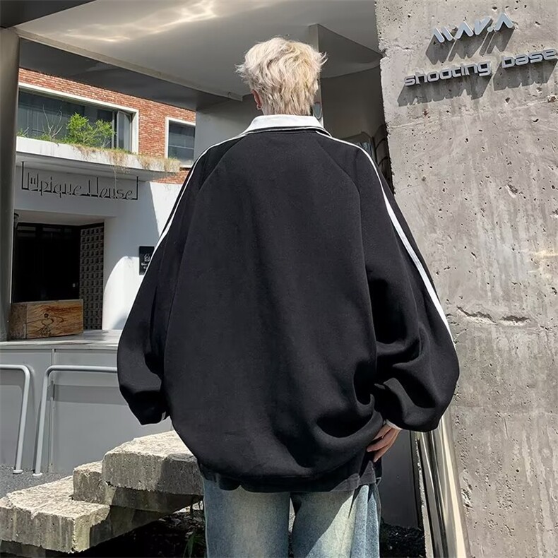 小众设计感卫衣男高街hiphop街头嘻哈潮牌宽松情侣体恤衫WA26-P42,男装卫衣,星座1008
