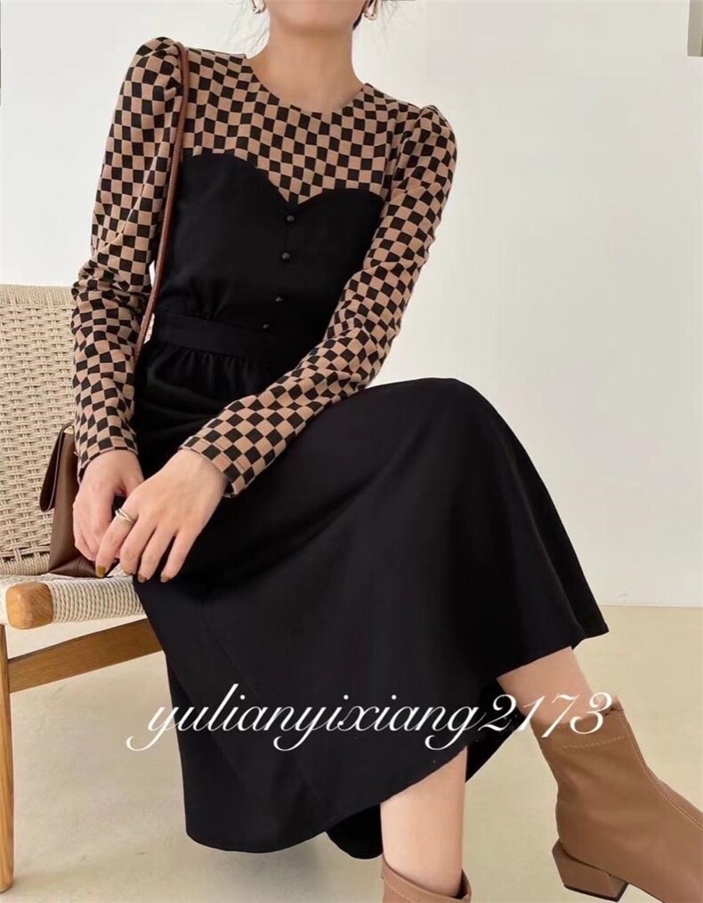 秋装连衣裙，女装连衣裙，雨恋依香