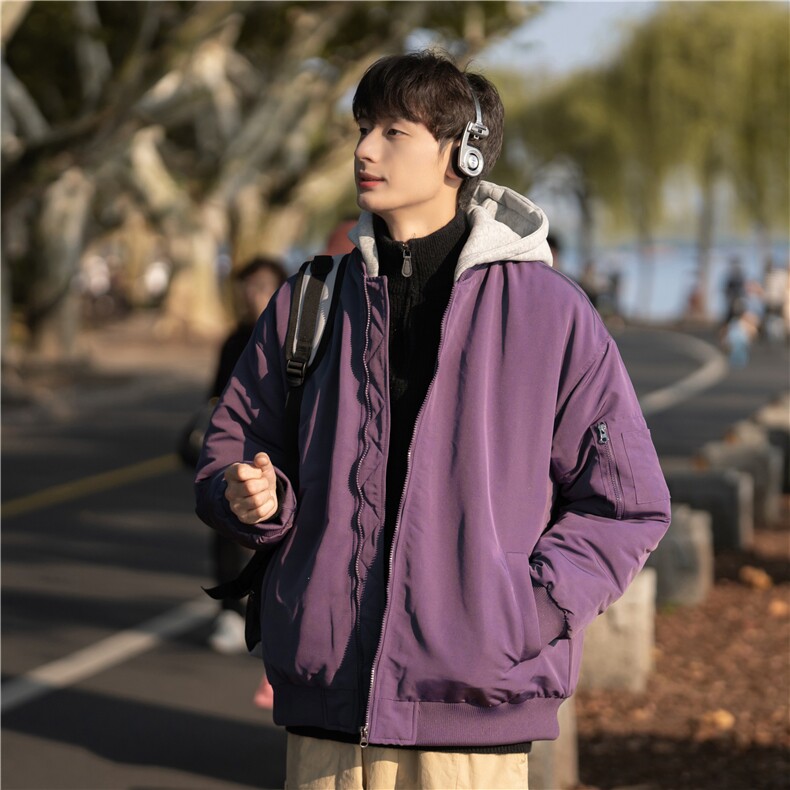 1506-1/MA2381/P36红色本命年棉衣宽松百搭休闲款式男女情侣潮牌,男装棉衣,星座1506-1