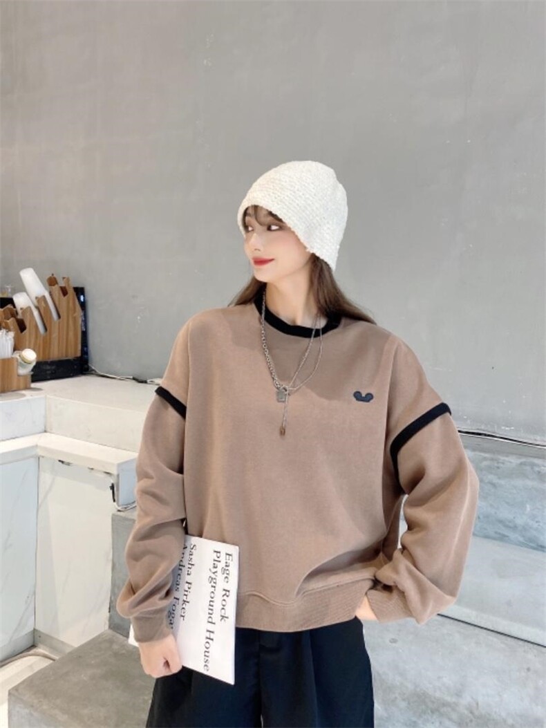 冬季宝宝绒加厚卫衣,女装卫衣/绒衫,著朴