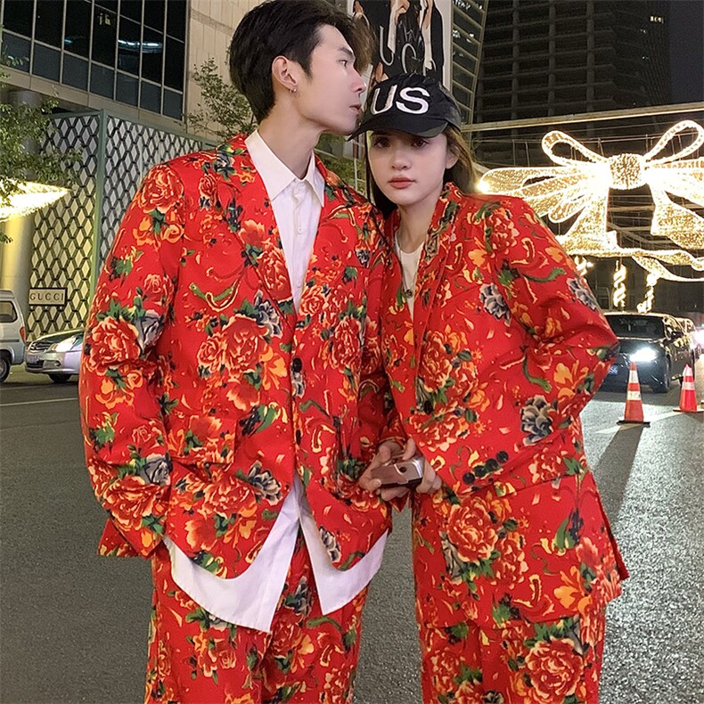 R1薛子谦同款同花色同质量同款式中高端西服大码套装情侣，男装西服，星座115A(原星座507）