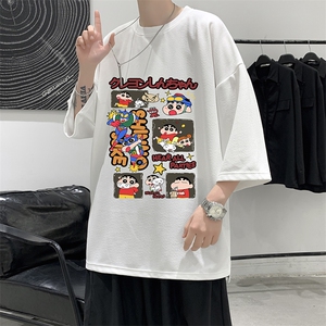 春夏季七分袖t恤男大码五分袖男短袖中袖 Q11311-P30图片