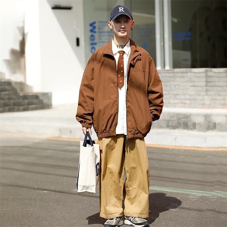 秋季青春流行男夹克文艺潮外套 S883 P55图片