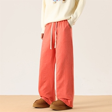 16纯色奶芙夹棉裤男女冬季加棉裤子潮XZ211-1-K2475-P65，男装棉裤，星座211-1