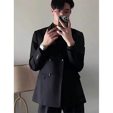 西装外套男痞帅风垫肩小西服春秋款老钱风穿搭上衣XW10，男装西服，星座1116A（原606A-3）