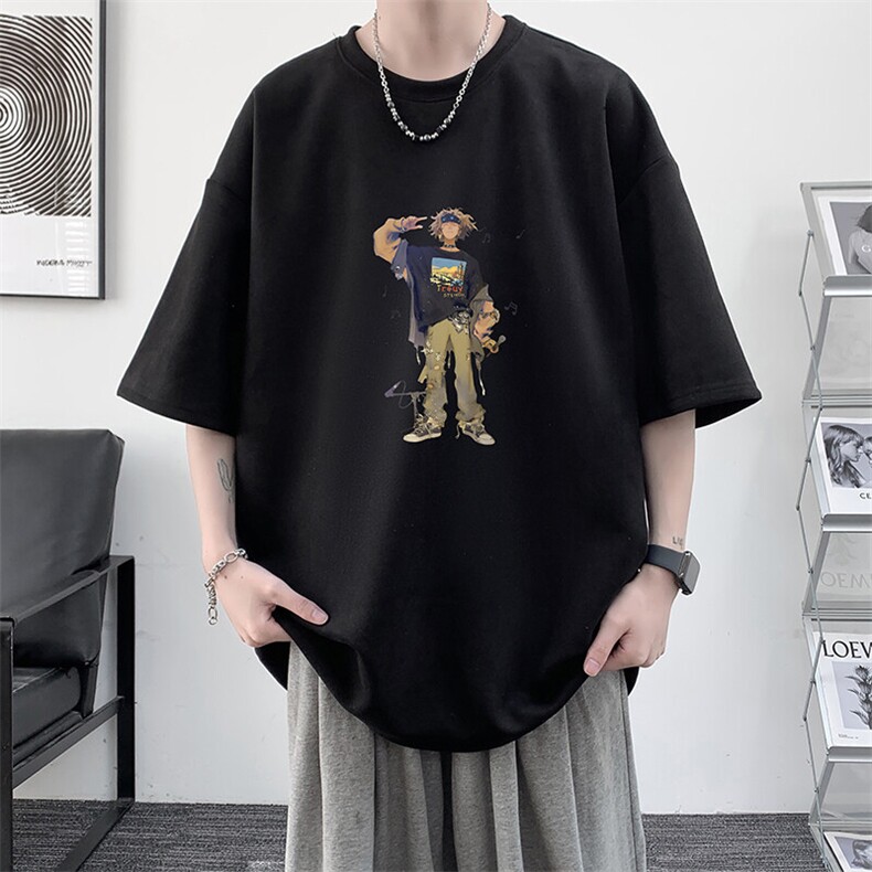 麂皮绒短袖t恤男大码半袖男JD82419-P25,男装T恤,电商A040