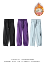 2025冬季新款面层：聚酯纤维HK5167J加绒-P75控118，男装休闲裤，电商A001-1