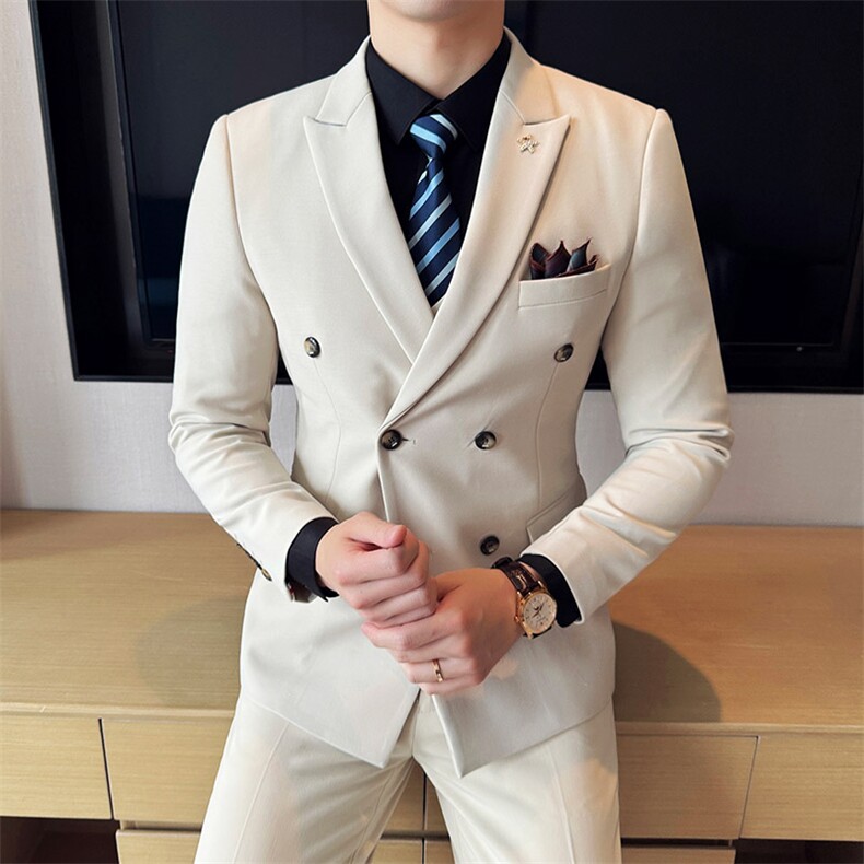 2024潮款双排扣时尚潮流新款男士休闲西服2206-P225,男装西服,星座311B
