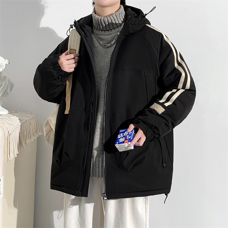冬上新加棉休闲棉服潮青少年连帽棉衣外套男女8321-P110控价158,男装棉衣,电商A441-1