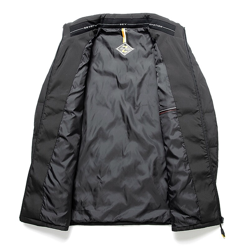 男士短款羽绒服冬季保暖爸爸中老年冬装时尚立领外套HO23126-P190,男装羽绒服,星座1105-3
