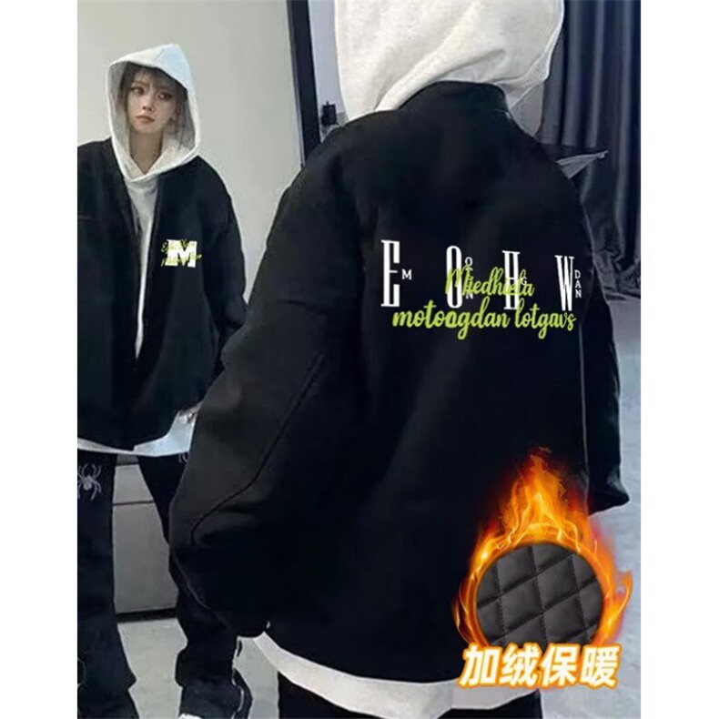 字母印花飞行员夹克男女春秋宽松百搭薄款棒球服外套JB2118,男装夹克,星座1116A（原606A-3）