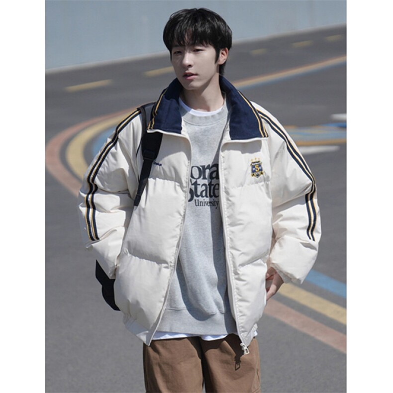 美式棉服男冬季加厚青少年面包服新款男生棉衣外套M8003,男装棉衣,星座1116A（原606A-3）