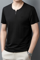 2023新款短袖t恤男士夏装冰丝polo衫衣服夏季中老年男装体恤上衣，男装T恤，电商B212（原钱塘6029）