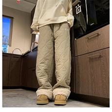 秋冬夹棉裤子加绒加厚外穿防风保暖裤休闲冬长裤MK4556P50，男装棉衣，星座1013-5