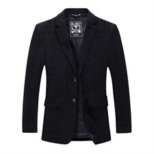 男式装新款2023春秋季商务休闲时尚男单西中年纯色薄款西服外套，男装西服，电商B212（原钱塘6029）
