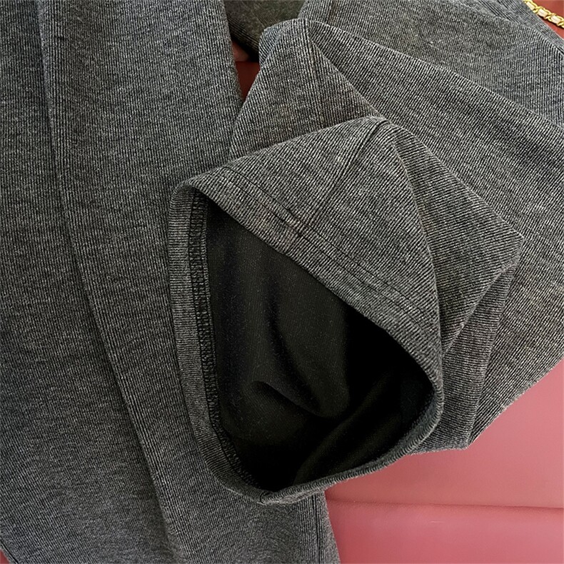 时髦洋气假两件连帽卫衣阔腿裤两件套女秋,女装套装/套裙,江南