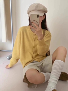 毛衣外套女春冬季新款慵懒风加厚针织开衫高级感图片