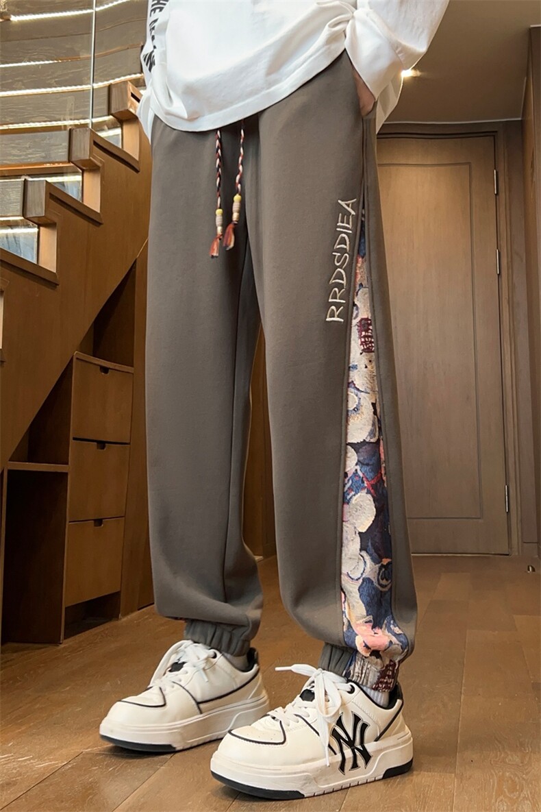 2026秋季新款工装裤子男宽松束脚小熊休闲长裤A436-573-P38,男装工装外套,电商A436