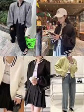 时尚棒球服外套，爆，补货，百搭款，其它，时尚靓姿