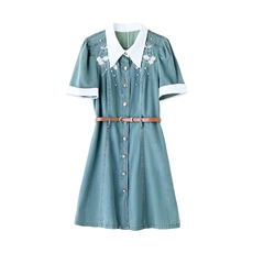 2025夏季新款连衣裙551P125，女装连衣裙，乐衣轩