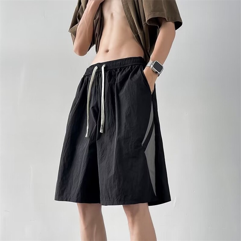 休闲短裤男士韩版潮流痞帅气百搭2024夏季ins宽松五分裤K5595-P30,男装牛仔裤,星座412-3