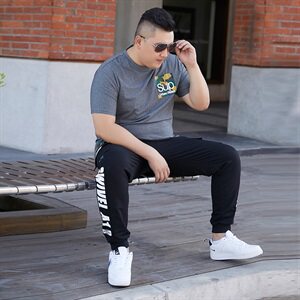 男加肥加大码印花圆领短袖T恤5032-1_T81(M-4XP40 5XL-9XLP45)图片