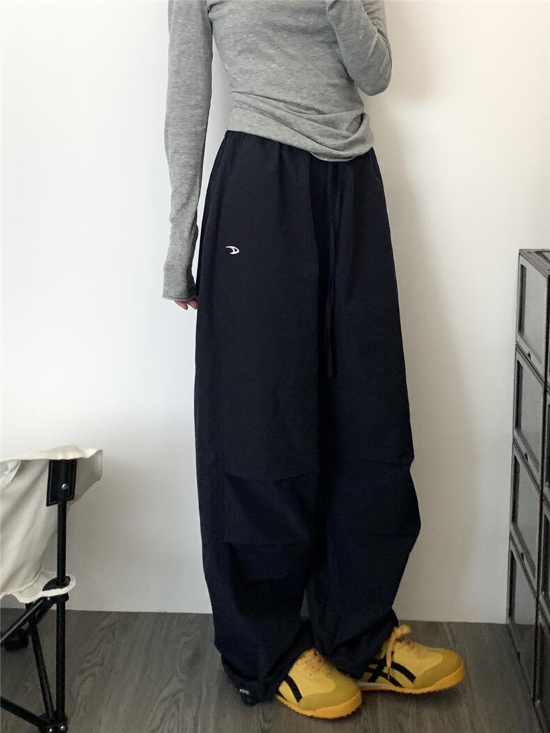 K858-加绒P65常规P45男宽松直筒休闲裤加绒加厚百搭休闲阔腿裤,男装休闲裤,电商B327