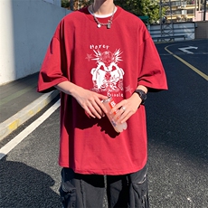 量大优供视频220克美式短袖t恤T3166得物直播有280克品质，男装T恤，电商A486