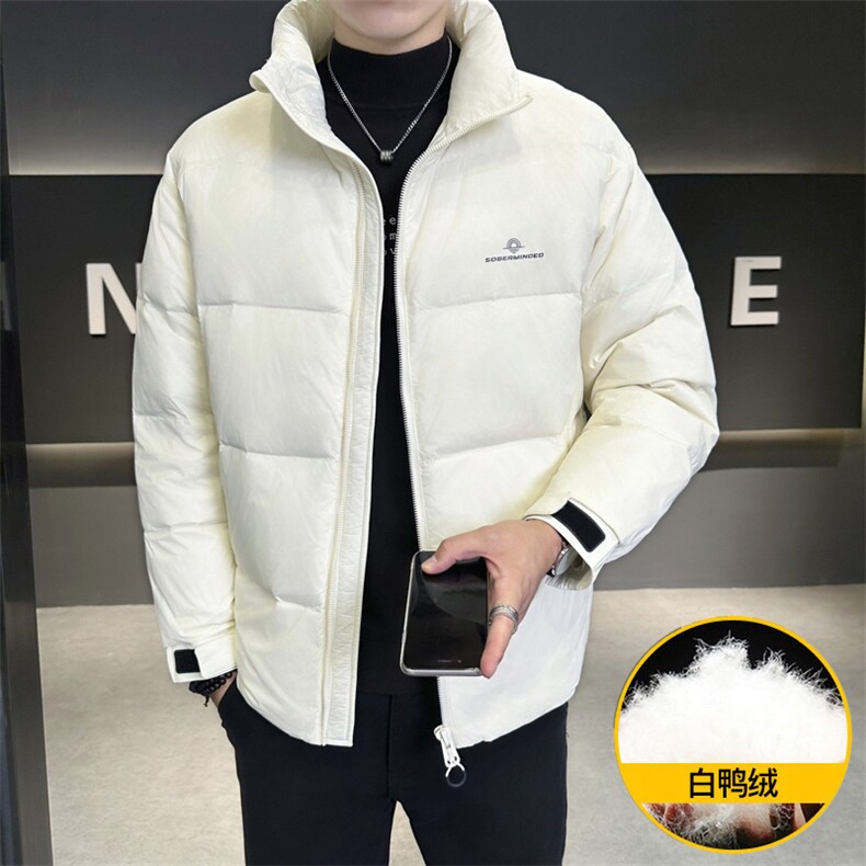 M839-P130 标50%白鸭绒2025冬季男士羽绒服时尚潮流图片