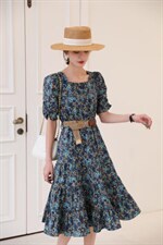 连衣裙，女装连衣裙，水恋百合