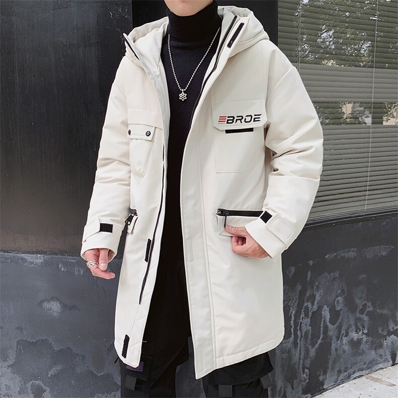 羽绒服男中长款2021新款韩版潮款冬季外套DS577T图片