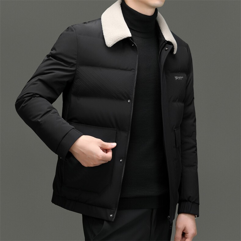 DF23552钱塘2020-2冬季厚款时尚休闲百搭中年男士羽绒服P283,男装羽绒服,钱塘207-2