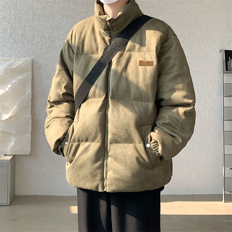 麂皮绒棉衣男大码立领棉袄子男羽绒棉服JM87293-P110,男装棉衣,电商A040