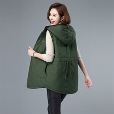 2020冬季居家室内保暖加棉加厚背心马夹3160款，女装马夹，秋牧寒烟