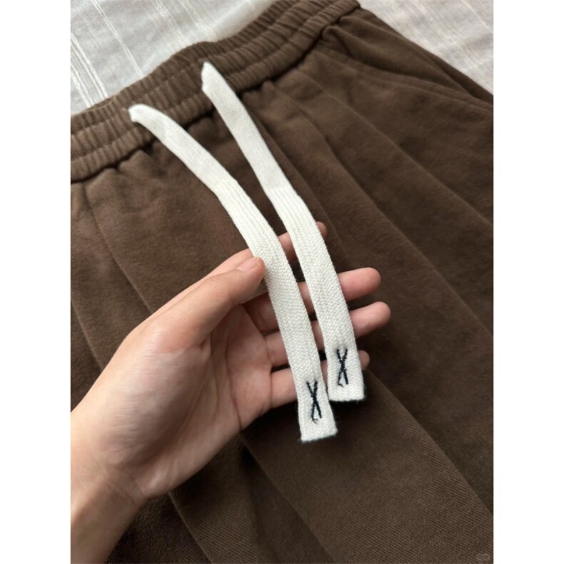 重磅宽松纯棉弯刀阔腿裤1302-7607-P65控108,男装休闲裤,星座1302