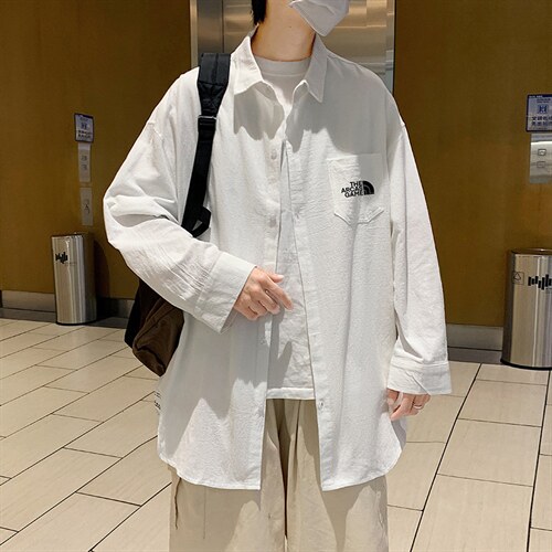 CS15232-P38长袖衬衫男士大码宽松衬衣男寸衫男寸衣,男装衬衫,电商A040
