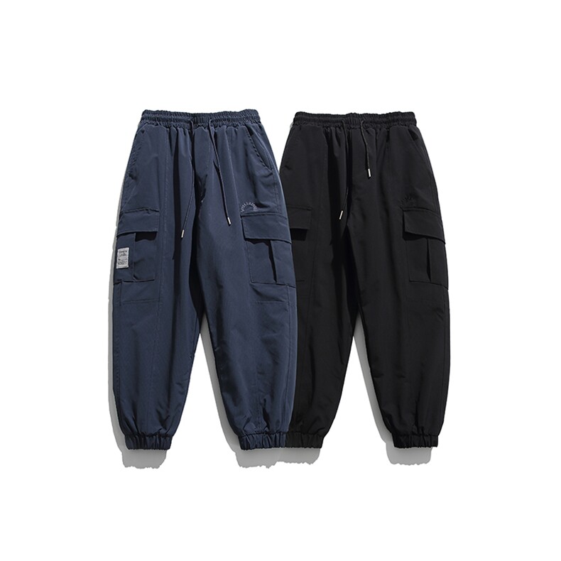 外27-2GANYOU日系纯色工装加棉休闲束脚裤K02-P95，男装棉裤，新杭派外27-2