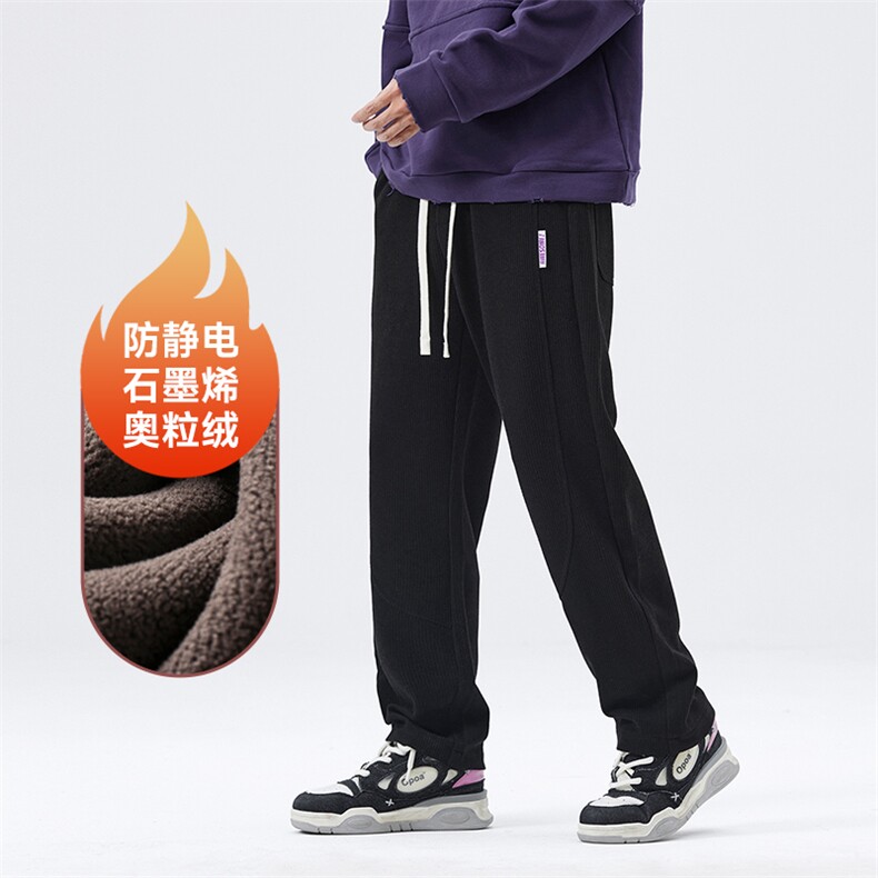 A178-1DY589AP90奥粒绒秋冬季美式休闲针织卫裤,男装休闲裤,电商A178-1